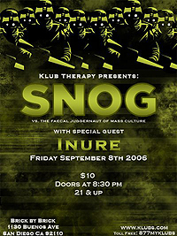 Snog/Inure Flyer