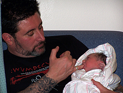 Dad and daughter
